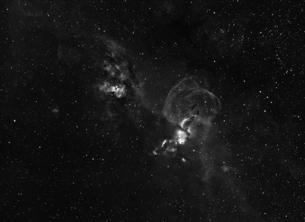NGC3576 and NGC3603